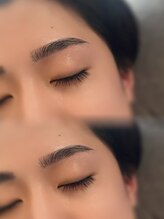 アロアイサロン(Alo's EYESALON)/眉WAX＋間引きでふんわり眉に