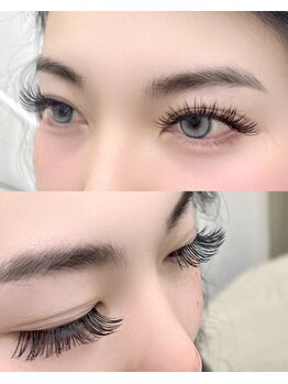 キレイエ アイズ(KIREIE EYES)の写真/海外ガールのようなぱっちり束感eyeに☆存在感のあるバインドロックで華やかなお目元を演出します！
