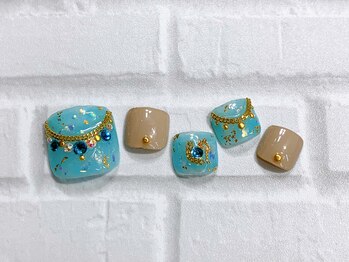 フィールネイル 天王町店(feelnail)/フットデザインコース　12500円