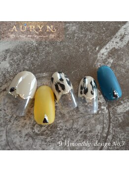 アウリン(AURYN)/9月限定monthly design No,7