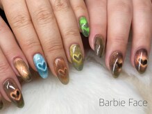 バービーフェイス 恵比寿(Barbie Face)/ハートマグネットネイル