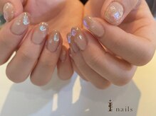 アイネイルズ 渋谷店(I nails)/【Yuki.f】オーロラネイル