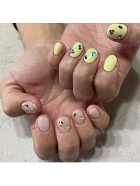 お花ネイル　¥7400