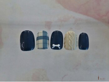 二ットチェック冬¥8480