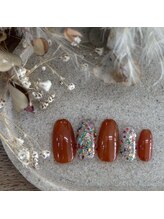 アヴェックアムール 豊田(avec amour)/natural カラフルホロネイル