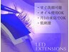 【モチを良くしたい方】高密着LED×フラットラッシュ120本¥8980