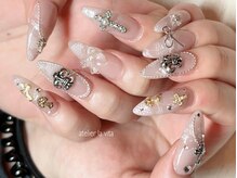 アトリエ ラビータ(atelier la vita)/スカルプ　リボン　レース