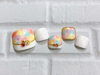 フィールネイル 天王町店(feelnail)/フットデザインコース　12500円