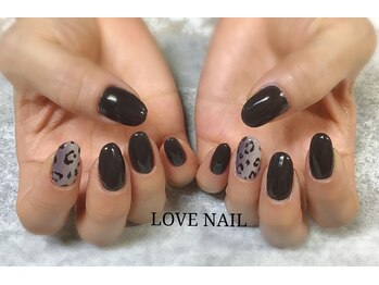 ラブネイル(LOVE NAIL)/レオパードネイル