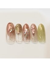 グラマラス アンジェアイ 荻窪店(glamourous ange eye)/コッパーニュアンスネイル