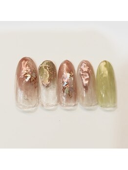 グラマラス アンジェアイ 荻窪店(glamourous ange eye)/コッパーニュアンスネイル