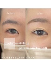 ティアラ(TIARA)/眉ワックス×パリジェンヌ