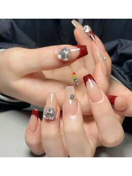 クイーンズビューティーサロン 新宿本店(Queen's beauty salon)/チップ長さだしやり放題