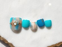 ネイルサロン アミュゼ/定額デザインフットジェル