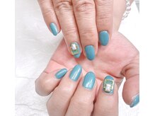 モモ(MOMO)/ターコイズ+パーツ