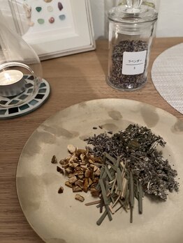 いより/よもぎ蒸し ハーブ読み取り