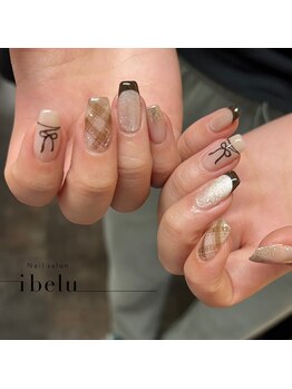 イベル 恵比寿西口店(ibelu)/チェックネイル