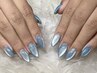 ジェルマグネットネイル8980円（Gel nails&Flash or magnetic nails）