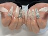《持ち込み画像可》ロングネイルや凝ったアートをご希望の方 ¥8800