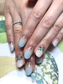 ～夏グラデネイル～