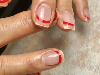 オーラリー ネイル アート メゾン(ORRERY nail art maison)/ハンド / フレンチライン