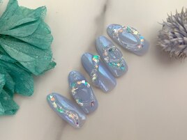 つやつやぷくぷくネイル