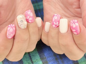 ディーネイル 京橋(D-nail)/立和名/ビビット花ネイル