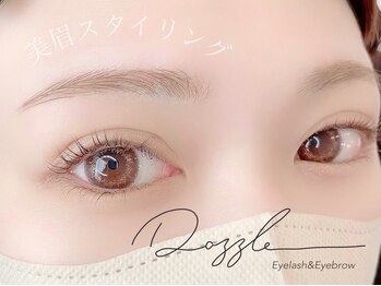 ダズル(DAZZLE)の写真/すっぴん・ナチュラルでも可愛い目元へ★【オーダーメイド眉styling+まつげパーマorパリジェンヌ¥11500】