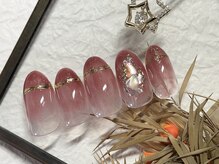 グリッター(GLITTER)/くすみピンク×シェル