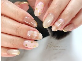 チェックネイル☆バレンタイン