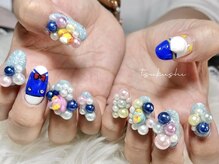 ツクシ 河原町(tsukushi)/ドナルドと泡ネイル