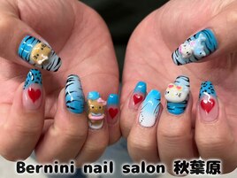 秋葉原ネイル/手描きネイル/銀座