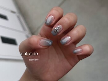 秋冬トレンドChromネイル