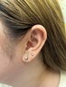 【耳からオシャレ】芸能人や都会で人気!耳つぼジュエリー6粒 ¥1980