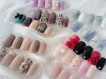 クリア アイ 茶臼山店(Clear eyes)の写真/トレンドを取り入れたカワイイデザインが多数♪シンプル~トレンドネイルまで幅広くご用意しております◎