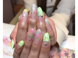 ～キラキラマーブルネイル～