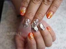 イルブリーユ(IL BRILLE)/ミラーネイル シェルネイル