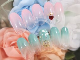 カラーグラデーション￥６０００