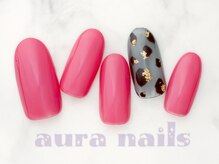 アウラネイルズ(aura nails)/☆ハンドシンプルコース　¥6800