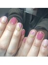チューリップで春ネイル☆