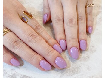 ～くすみpinkネイル～