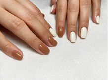 ユージューネイルルーム(UJU nail room)/バイカラーワンカラー