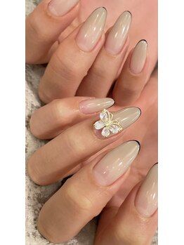 ヴェールサラン(Veil Saran)/スキニーフレンチon蝶々