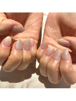 キュアーズ ネイル(CURES NAIL)/ホワイトラメ