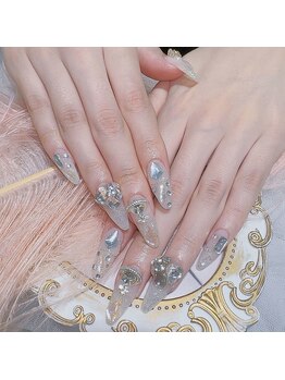 クイーンズビューティーサロン 新宿本店(Queen's beauty salon)/チップ長さだしやりつけ放題