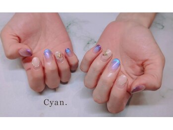 シアン(Cyan)/店頭定額デザイン☆