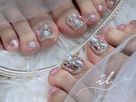 フットネイル×埋め尽くし