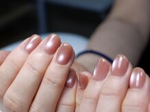 ネイルルームリラ 川崎(nailroom lilas)/マグネットワンカラー＊自爪育成