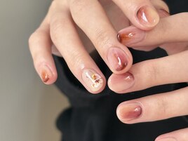 じゅわんと花びらネイル