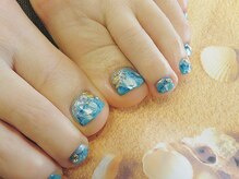 トゥデイム(TODAY'm)/夏に向けてのフットネイル